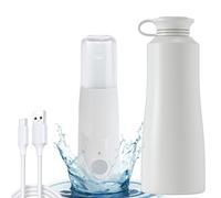 Bidet de voyage portable, 3 modes de jet et haute capacité de 800 mAh, étanchéité IPx7 et rechargeable, bidet à lèvres avec couvercle transparent pour hygiène personnelle, soins postnataux, périnéaux