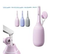 Bidet de voyage portable de 400 ml amélioré 2025 - Bidet portable manuel innovant à forte pression pour les soins post-partum et les voyages - Presse douce et rebond facile, crochet mural, sac de