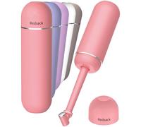 Bidet de voyage portable pour homme et femme, pulvérisateur manuel de camping, pulvérisateur d'eau haute pression étanche avec rangement, flacon péri post-partum pour hygiène féminine (rose)