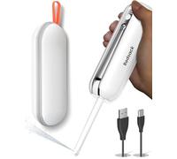 Bidet électrique portable de voyage,pulvérisateur haute pression portatif rechargeable USB-C,réservoir d'eau pliable intelligent de 200ml (6,8 oz),batterie longue durée de 2000mAh (blanc)