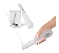 Bidet électrique portable pour voyage, douche fesses avec une bouteille d'eau de 350 ml, utilisation 65 fois après une charge complète, avec petit sac, douche du cul