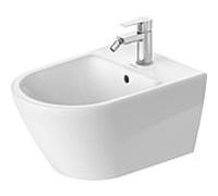 Duravit D-Code bidet mural, 1 trou pour robinet, 540x360x400mm, fixation cachée, blanc brillant, 27271500002