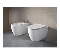 Bidet mural Ideal Standard O T5681MA 34,5 x 53 x 29,5 cm, avec trou pour robinet/trop-plein, blanc Ideal Plus
