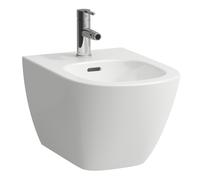 Bidet mural LAUFEN LUA, avec trop-plein, 1 trou de robinetterie, 360 x 520 mm...