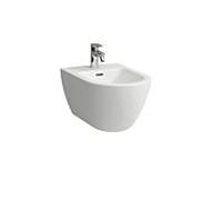 LAUFEN PRO X Bidet mural, 1 trou pour robinet, raccordement extérieur, 360x540x285mm, H8308607573041, Couleur: Blanc mat