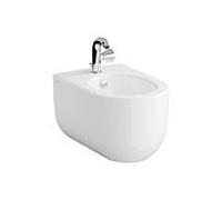 Vitra liquid wall Bidet 7323B403-0288 38x54x33cm, trou pour 2000 au milieu, avec trop-plein, blanc VC