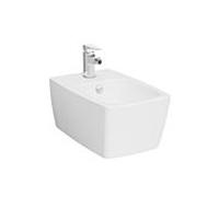 Bidet mural VitrA Metropole 5675B001-1046 36x56cm, avec trop-plein, 1 trou de robinetterie au centre, Edelweiss