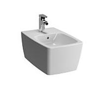 Bidet mural VitrA Metropole 5675B003-1046 avec trop-plein, 1 trou de robinetterie au centre, 36 x 56 cm, blanc