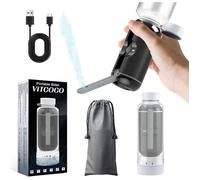 Bidet portable 200 ml, bidet électrique rechargeable,indispensable pour les soins post-partum, infantile et hémorroïdes (noir)