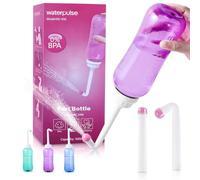 Bidet portable 500 ml - Douchette à main pour bidet remplace le papier toilette humide, Peri Bottle Douche intime pour femme, bidet de voyage portable, convient pour les voyages et l'hygiène (violet)