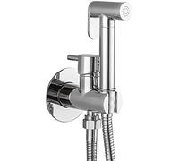 Bidet portable à main, Kit bidet portable et douchette for couches for toilettes murales en laiton, eau chaude froide