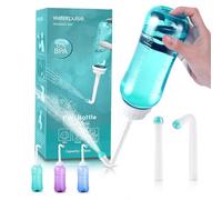 Bidet Portable Douchette Intime Maternité - Douche Portable avec Double Buse, Bidet de Voyage avec Bouton Poussoir, Peri Bottle, Douche Intime, Bidet Toilette 500 ml Grande Capacité