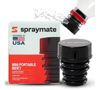 Bidet portable pour voyage | Se connecte à une bouteille d'eau de 21 mm à 25 mm | Spray Mate Mini | Pour homme et femme | Pour le camping