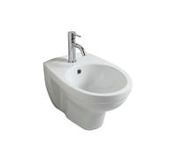 BIDET SUSPENDU EN CÉRAMIQUE BLANCHE CIPRO