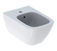 Bidet Suspendu Geberit Smyle Square 500.209.01.1 Avec Fixation Cachée Blanche