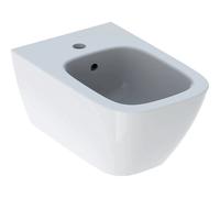 Geberit Smyle Square mural Bidet 500209011 blanc , forme fermée, avec trop-plein
