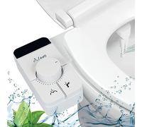 Bidet Toilette Japonaise WC Pulvérisateur Avec Jet d’Eau Intégré | Kit Complet Toilettes Japonais Sans Electricité | Abattant Lavant Amovible Pour Cuvette | Lave Fesse et Hygiène Intime Femme