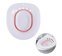 Bidetbecken Bidet Abattant de WC pliable en plastique pour adultes Capacité de lavage Convient pour les adultes À poser sur le bord des toilettes (env. 39 x 36 x 12 cm)