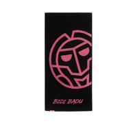 BIDI BADU Badehandtuch 50x100cm Serviette -noir,pink