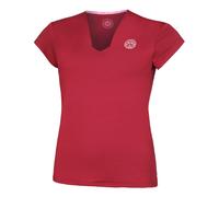 BIDI BADU Bubble V-Neck T-shirt Femmes-Rouge