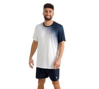 BIDI BADU Crew 2.0 T-shirt Hommes-bleu foncé, blanc XS