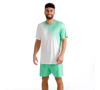 BIDI BADU Crew 2.0 T-shirt Hommes-vert, blanc