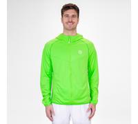 BIDI BADU Crew Hood Gilet En Coton Hommes-Vert Fluo L