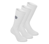 BIDI BADU Don Carlito Crew Move Chaussettes De Tennis Pack De 3-Blanc,Noir