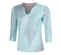 BIDI BADU Freeze Out V-Neck Printed Haut Manches Longues Femmes Menthe
