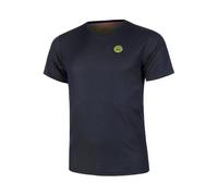 BIDI BADU Garçons T-Shirt Crew Inside Out Junior V-Neck Tee Bleu Foncé-Jaune Lemon 140