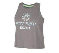 Bidi Badu Good Vibes Logo Chill Débardeur Tank Top Femmes-gris,bleu S