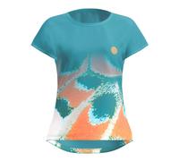BIDI BADU Melbourne 2025 T-shirt Femmes-Bleu Petrol, Orange XS