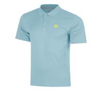 BIDI BADU Solid Polo Hommes-bleu petrol XL