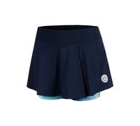 BIDI BADU Spectrum Printed Wavy Jupe Femmes-Bleu Foncé,Bleu Clair S