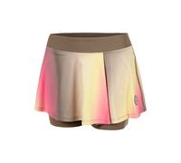 BIDI BADU Spectrum Printed Wavy Jupe Femmes-Marron,Jaune L