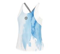 BIDI BADU Watercolour Débardeur Tank Top Femmes-Blanc,Bleu