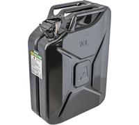 Bidon à carburant métallique, 20 l, noir