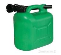 Bidon à carburant plastique 5 L Vert SILVERLINE 847074