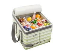 Bidon à eau pliable, 10 l, seau de camping pliable pour poissons prisonniers, avec poignée, seau à eau avec couvercle, bol pliable, camping, pêche, pique-nique, randonnée, jardin