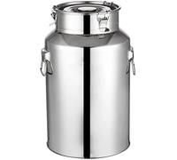 Bidon À Lait en Acier Inoxydable 201, Pichet À Lait, Seau De Transport, Bouteille De Vin, Baril D'Huile, Boîte À Thé, Récipient De Stockage De Liquides Et De Solides Avec-48L