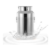 Bidon à lait en acier inoxydable 304 Seau à vin de 20 litres Avec robinet et couvercle hermétique robuste Pour la maison, la ferme et les cuisines professionnelles