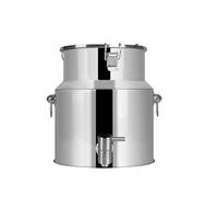 Bidon à lait en acier inoxydable 5L/9L/14L seau à vin seau fourre-tout cruche réservoir de baril d'huile avec couvercle scellé et baratte à lait à robinet / 5L