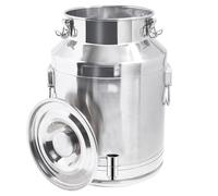 Bidon Alimentaire 10l avec Robinet,bidon À Lait INOX pour Le Riz, La Farine, Les Céréales,Capacity-88