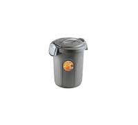 KERBL Container à croquettes Speedy pour chat gris 8 L (3 kg) 24 x 27 x 31 cm