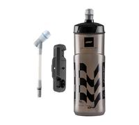 Bidon avec paille intérieure et fixation magnétique pour vélo STEADYSIP-CONVERTI