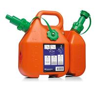 Husqvarna Bidon combiné 5056980 – 6 L – double avec becs verseur (essence et huile)