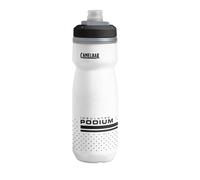 CamelBak Bidon isotherme PODIUM CHILL 620 ml – auto-étanche – nettoyage facile – Blanc/Noir