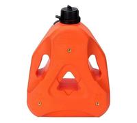 Bidon carburant en plastique PE 1,6 gallons, réservoir d'essence et d'huile, Jerry pour accessoires remorques Bidon de carburant Jerrican Essence(Orange)