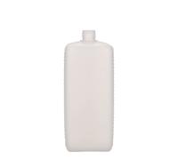 Bidon de 1 000 ml, rectangulaire, plastique HDPE, naturel, ouverture : DIN 25 EPE