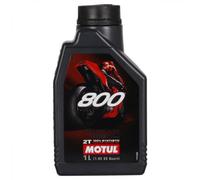 Bidon de 1L d'huile 2 temps Motul 800 FACTORY LINE ROAD RACING pour moto circuit